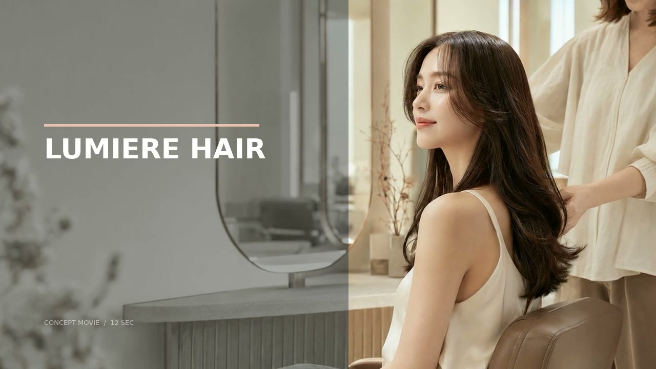LUMIERE HAIR｜サロン紹介の制作サンプル