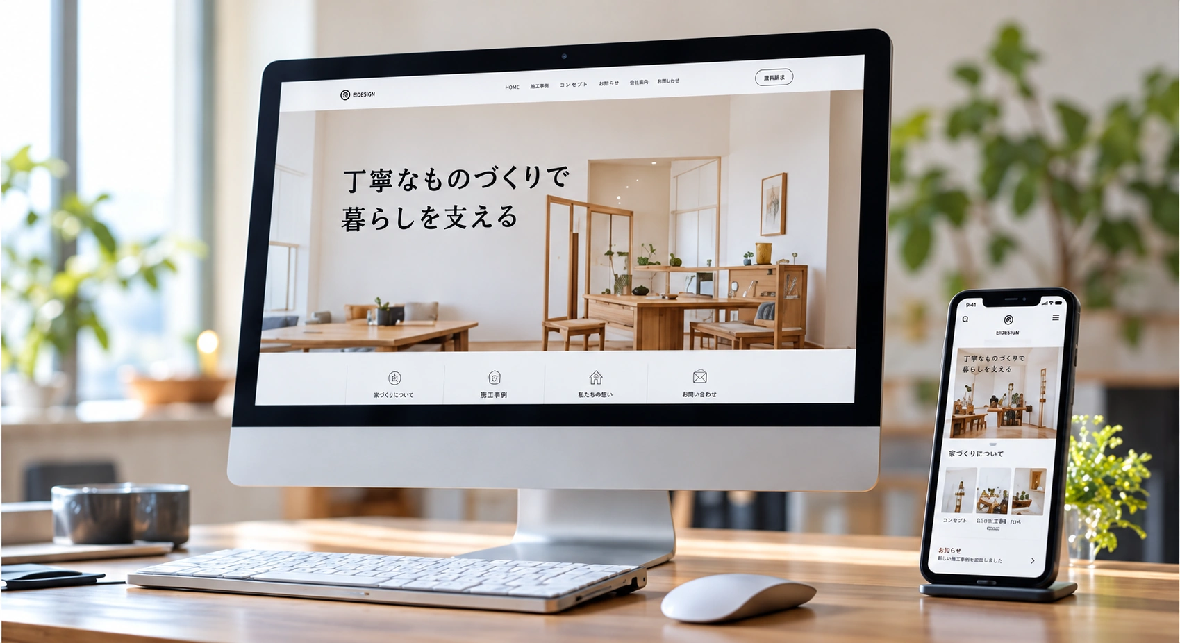 承認済みデザインのAI制作イメージ。受託実績ではありません。