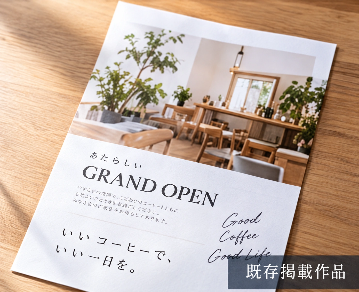 承認済みデザインのAI制作イメージ。受託実績ではありません。